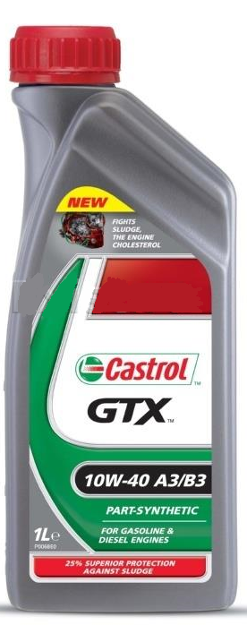 Castrol GTX 10W-40 A3/B3, 1 л.