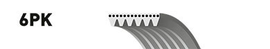 Ремень поликлиновый 6PK1053