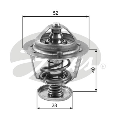 Термостат Mazda 2 1.3 07-/3 1.4-1.6 03-/323 2.0D 01-04/6 2.0D 02-