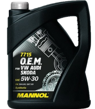 Mannol 7715 O.E.M. for VW Audi Skoda 5W-30, 5 л.