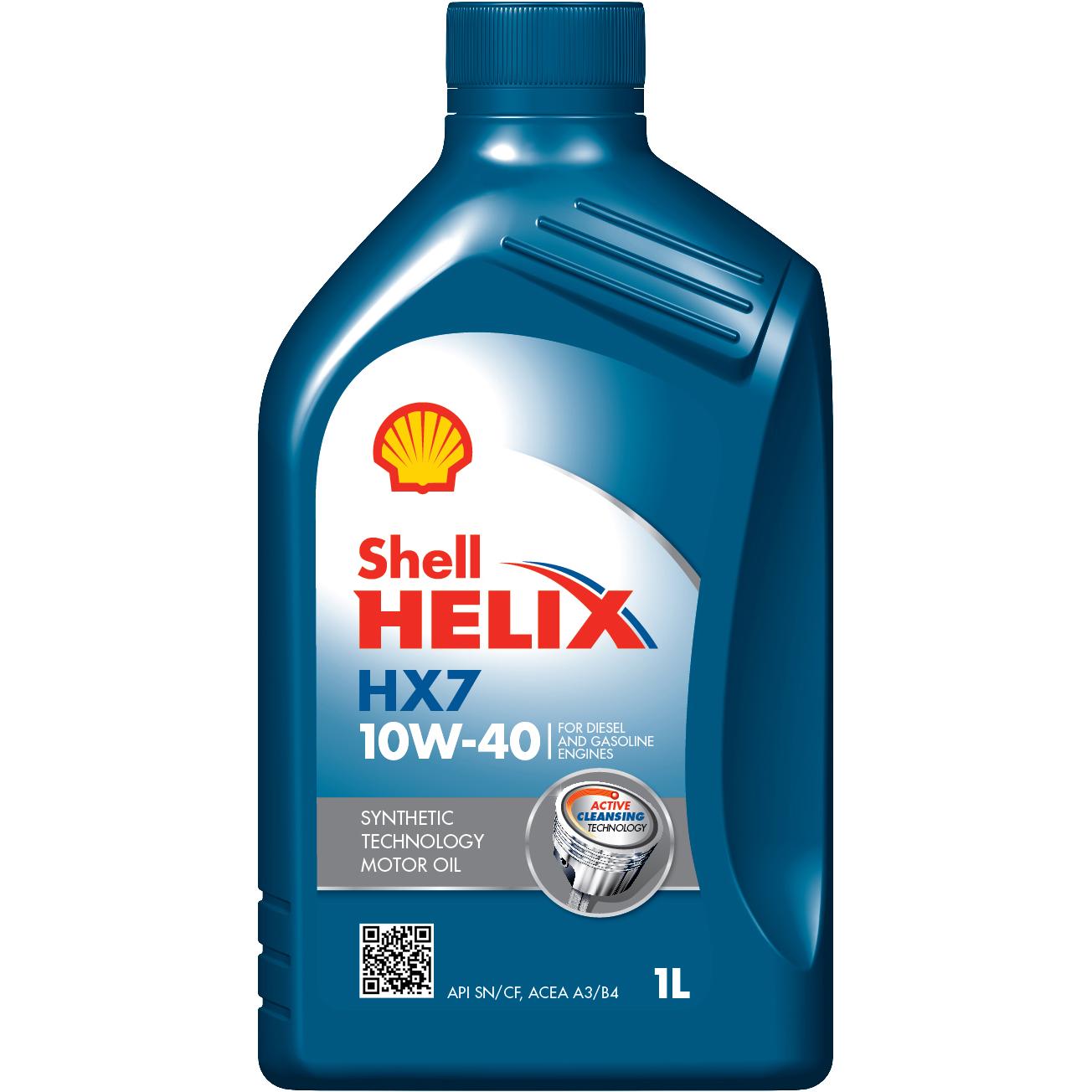Масло моторное Shell Helix НХ7 10w-40, 1 л.