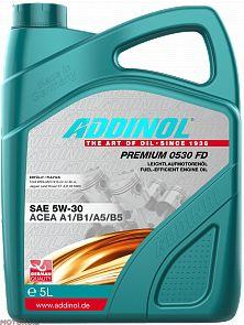 Масло моторное Addinol Premium 0530 FD 5W-30, 5 л.