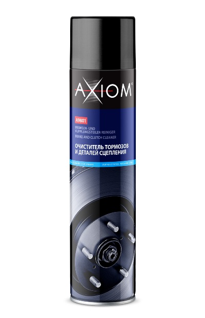 Очиститель тормозов и деталей сцепления Axiom, 800 ml.