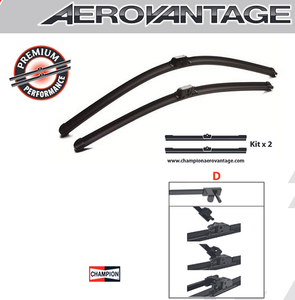 Champion Aerovantage Flat Blade Kit 600/600 mm.