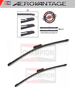 Champion Aerovantage Flat Blade Kit 650/550 mm.