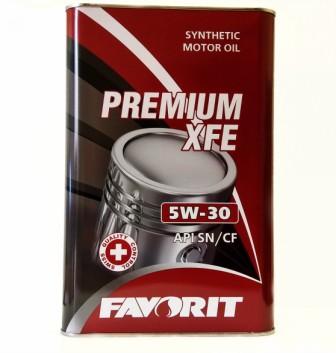 Масло моторное Favorit Premium XFE 5W-30, 4 л.