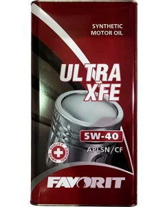 Масло моторное Favorit Ultra XFE 5W-40, 1 л.