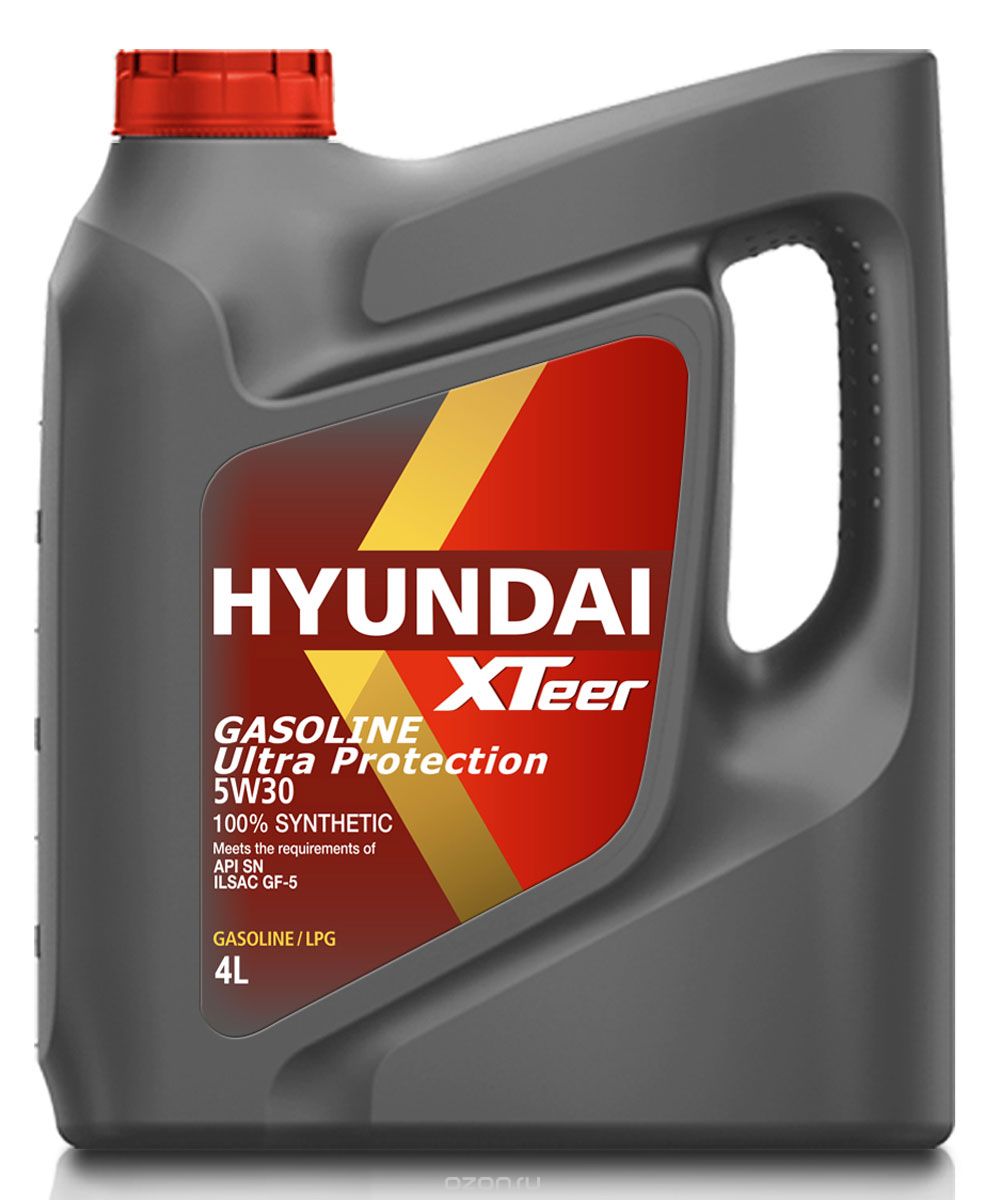 Масло моторное Hyundai X-Teer Gasoline Ultra Protection 5W-30, 4 л.