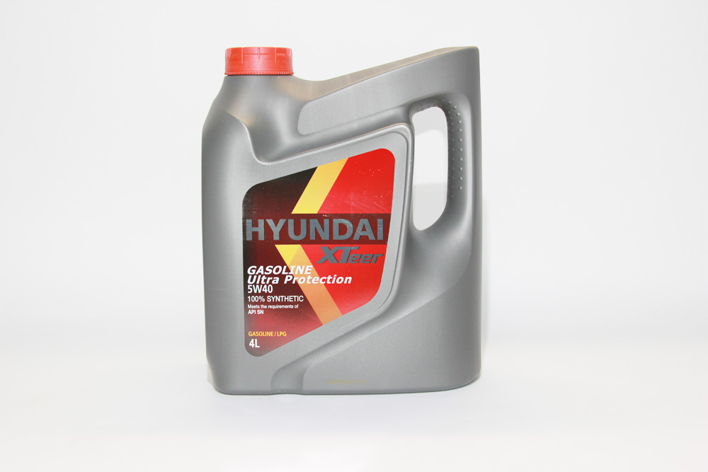 Масло моторное Hyundai X-Teer Gasoline Ultra Protection 5W-40, 4 л.