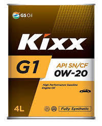 Масло моторное Kixx G1 SN 0W-20, 4 л.
