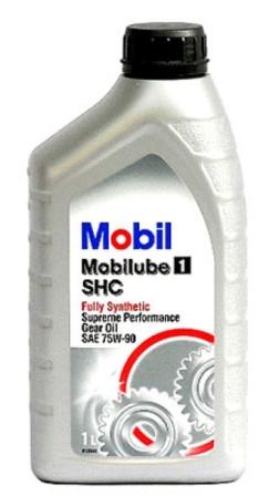 Масло трансмиссионное Mobil MOBILUBE 1 SHC 75W-90, 1 л.