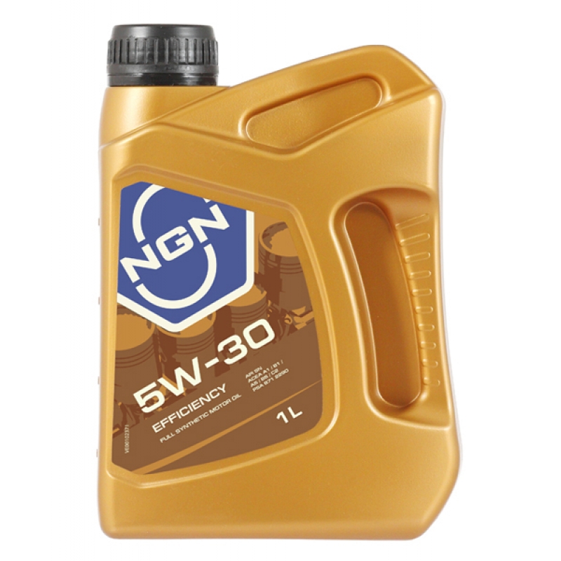Масло моторное NGN Efficiency 5W-30, 1 л.