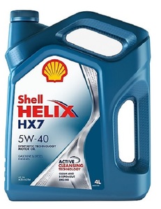 Масло моторное Shell Helix HX7 5W-40, 4 л.