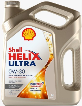 Масло трансмиссионное Shell Helix Ultra ECT C2/C3 0W-30, 4 л.
