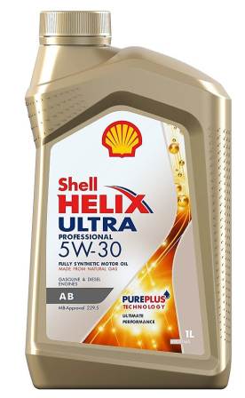 Масло моторное Shell Helix Ultra Professional AB 5W-30, 1 л.  