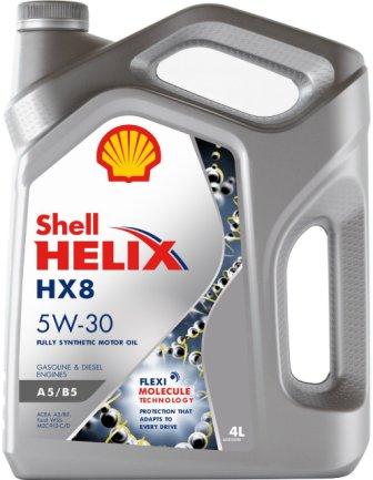 Масло моторное Shell Helix HX8 5W-30 A5/B5, 4 л.