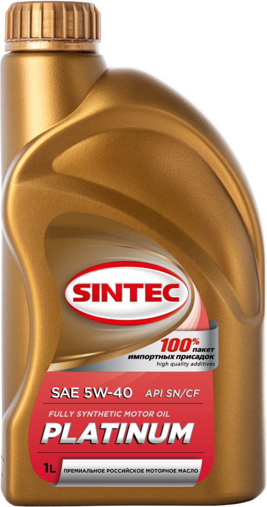 Масло моторное Sintec Platinum 5W-40, 1 л.
