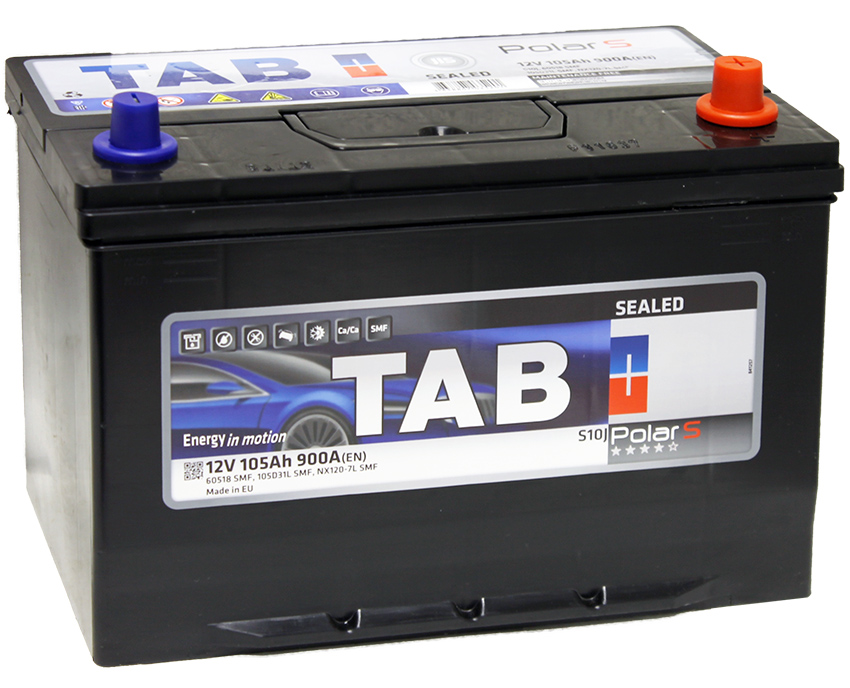 Аккумулятор Tab Polar JIS 105A, R+