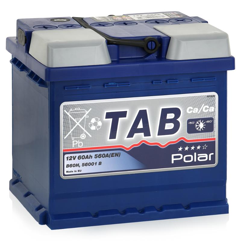 Аккумулятор Tab Polar Blue 60A, R+