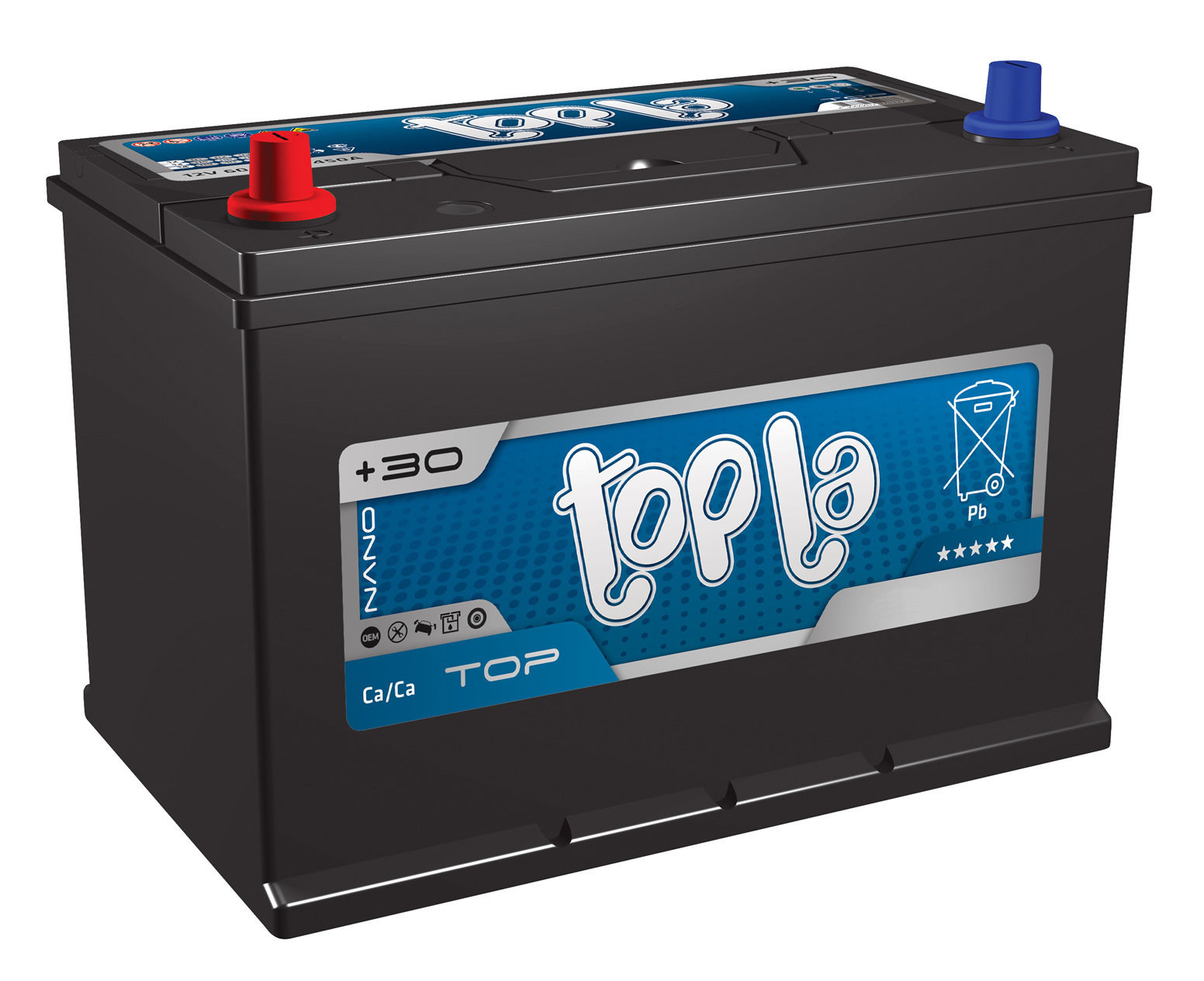 Аккумулятор Topla Top JIS 105A, R+