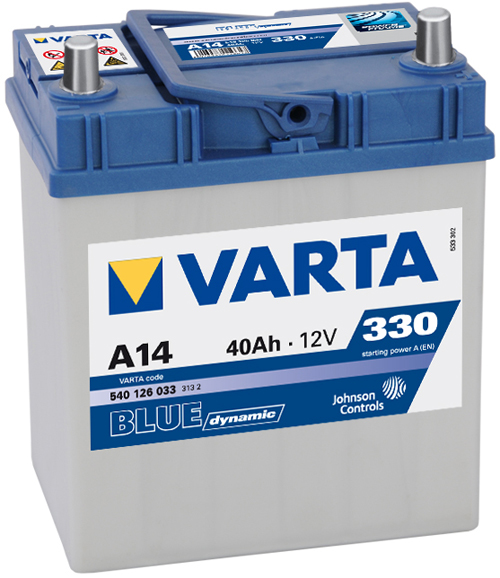 Аккумулятор Varta Blue Dynamic 40A, L+